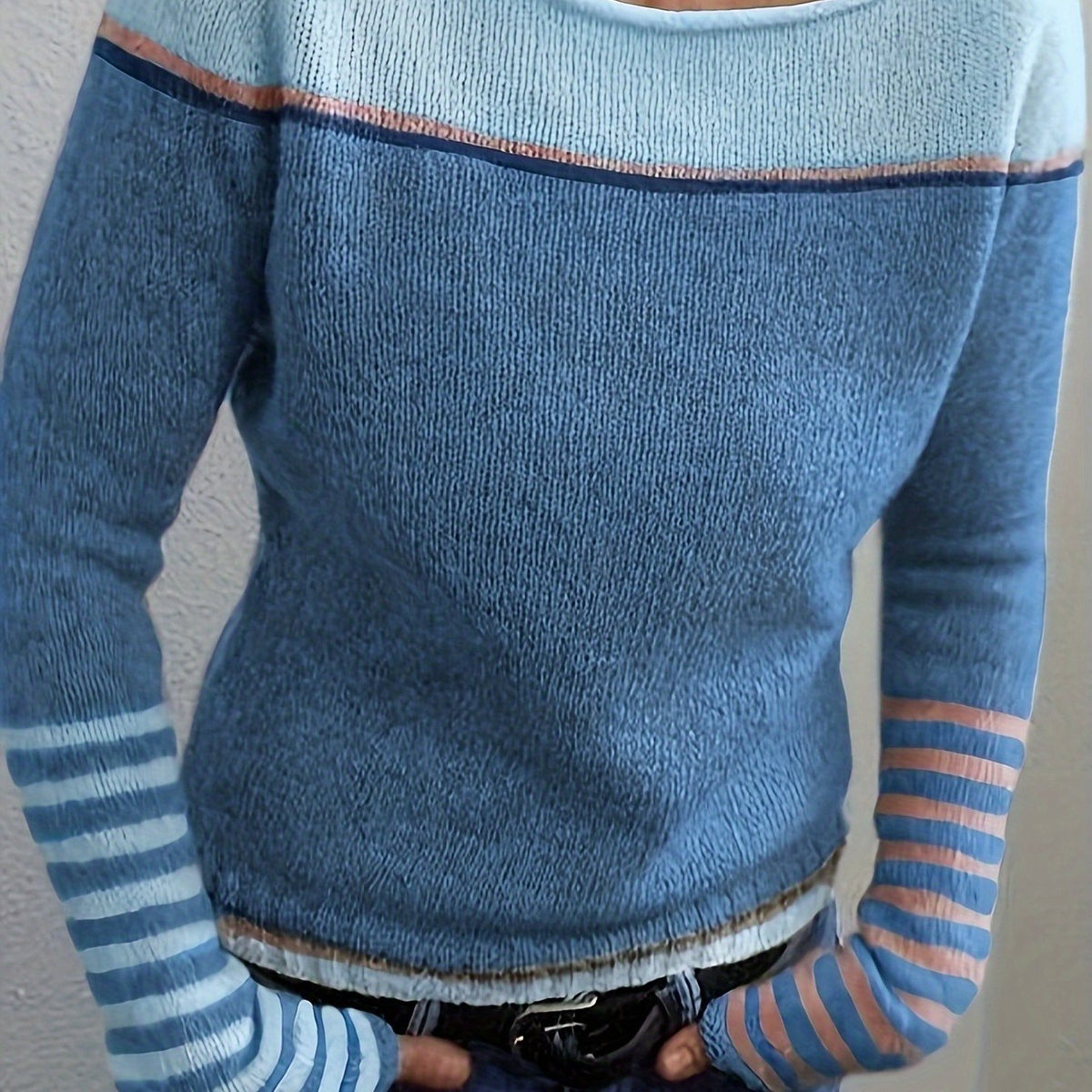 Women's Knit Jumper - Blue