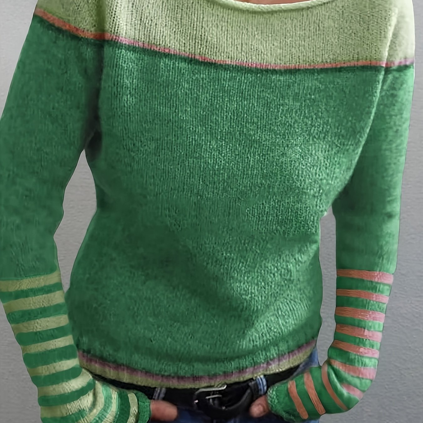 Women's Knit Jumper - Green