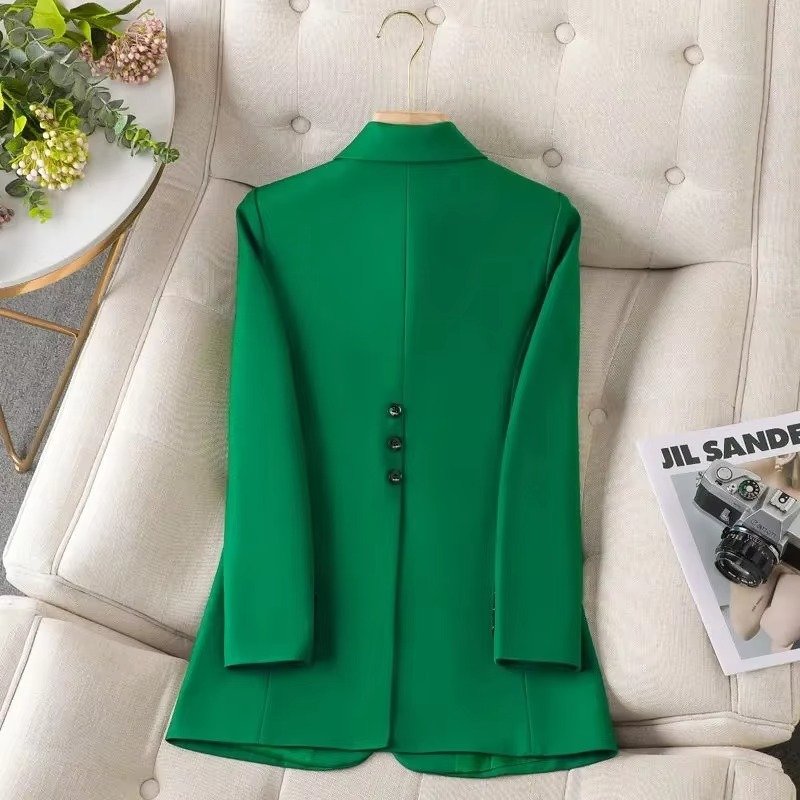Women's Fitted Single-Button Blazer