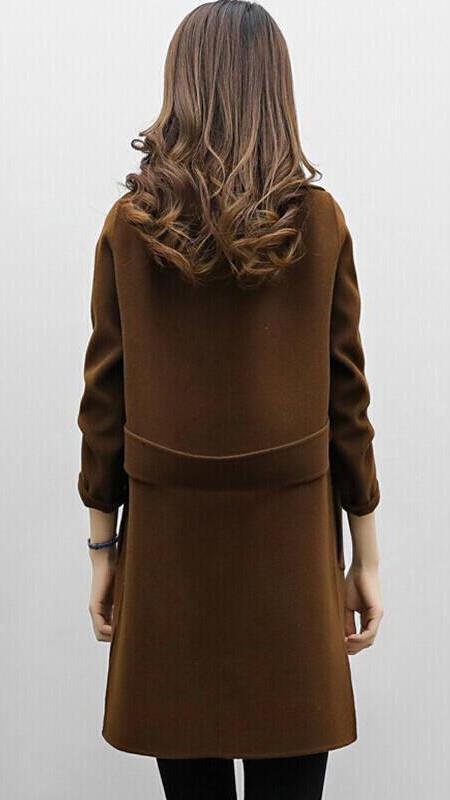 Women's Oversized Longline Wool Coat