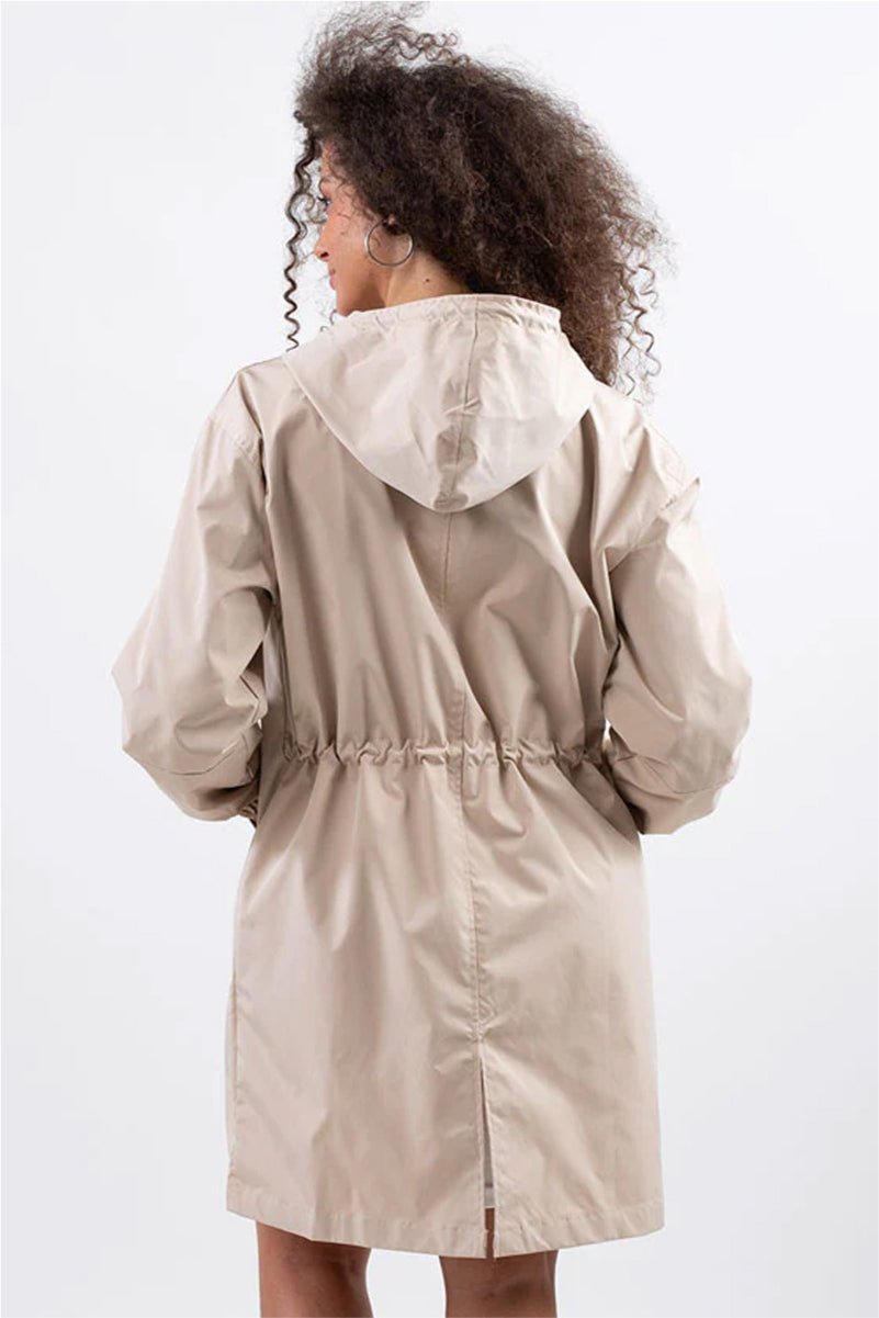 Women's Oversized Hooded Longline Coat