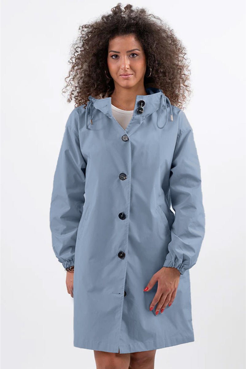Women's Oversized Hooded Longline Coat