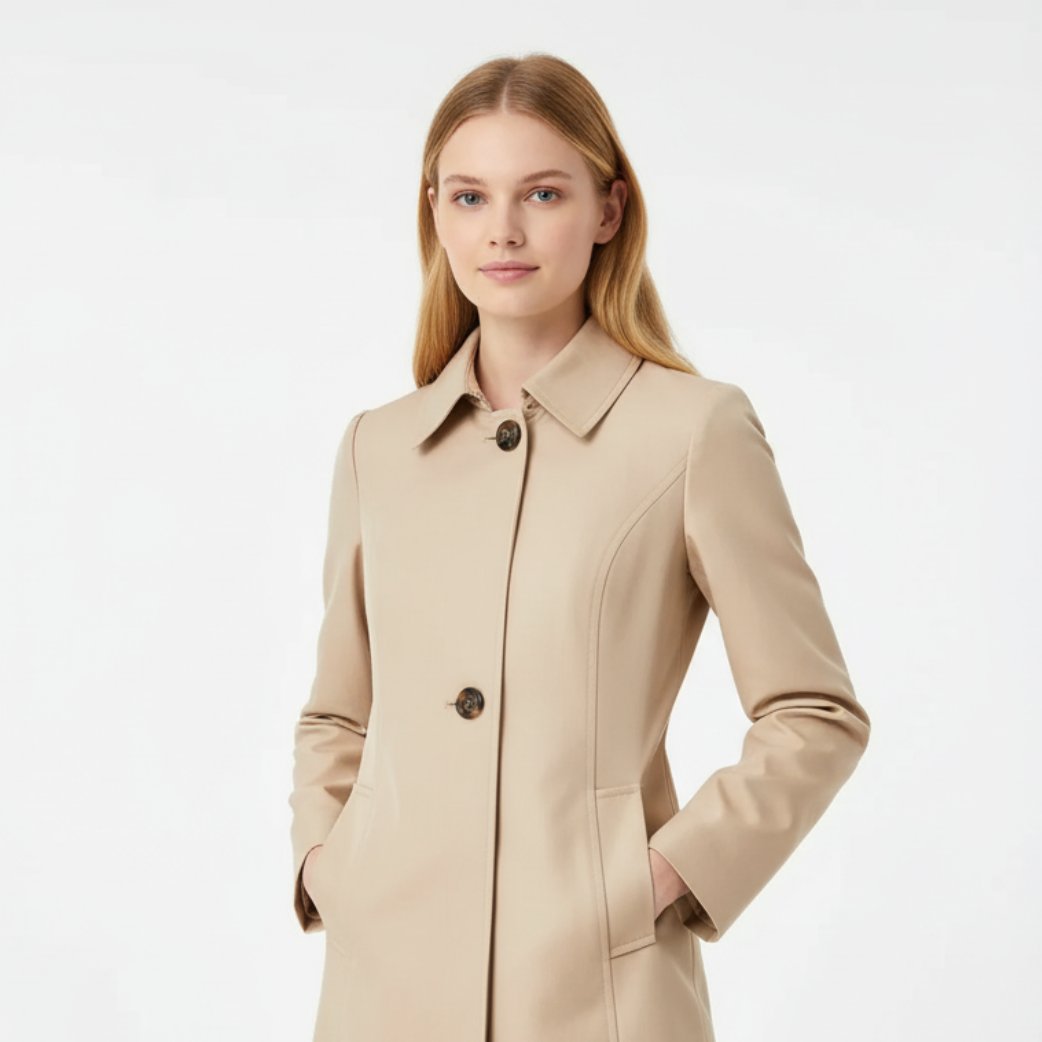 Women's Trench Coat - Pink