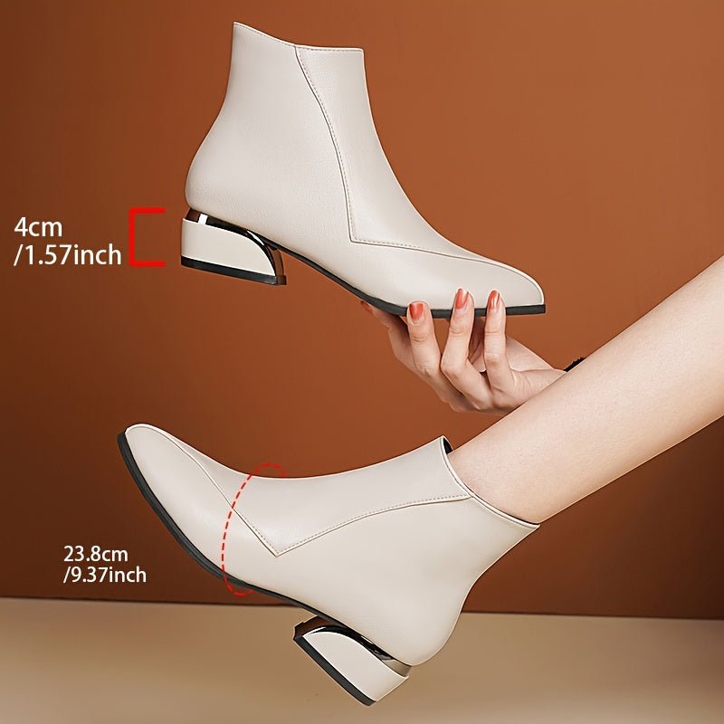 Women's Faux Leather Ankle Boots