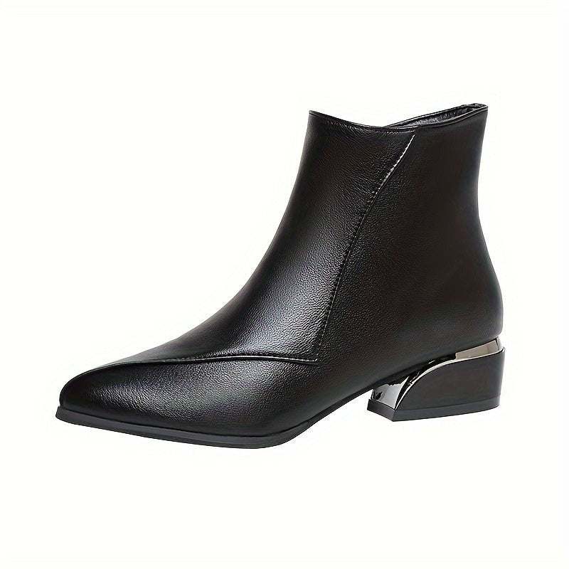Women's Faux Leather Ankle Boots