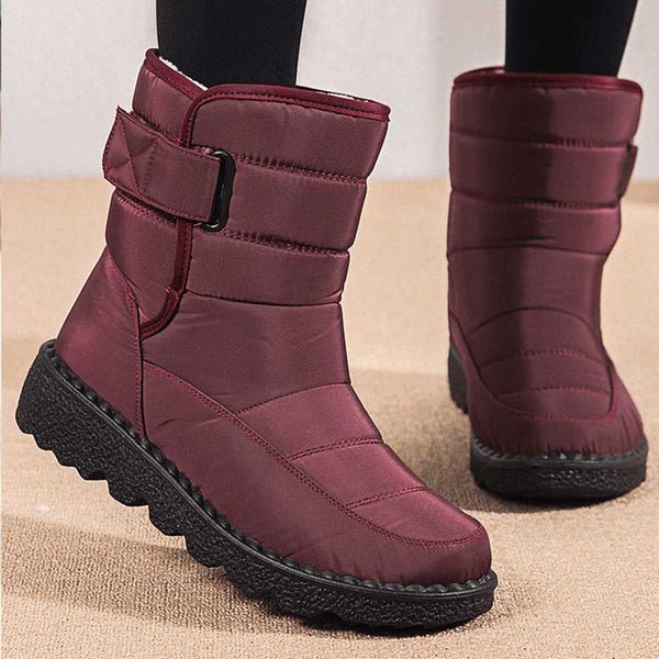 Women's Quilted Waterproof Snow Ankle Boots