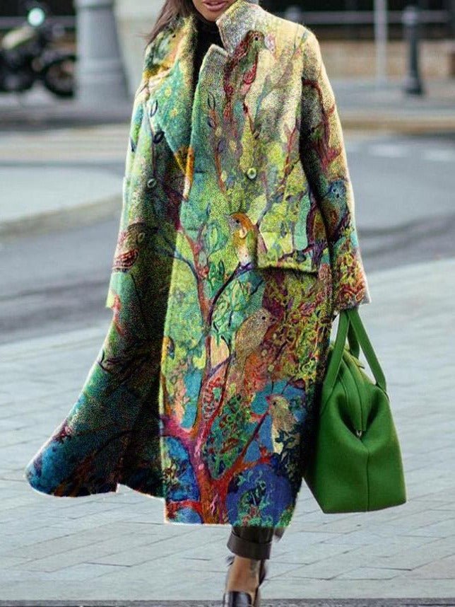 Women's Oversized Wool Wrap Coat