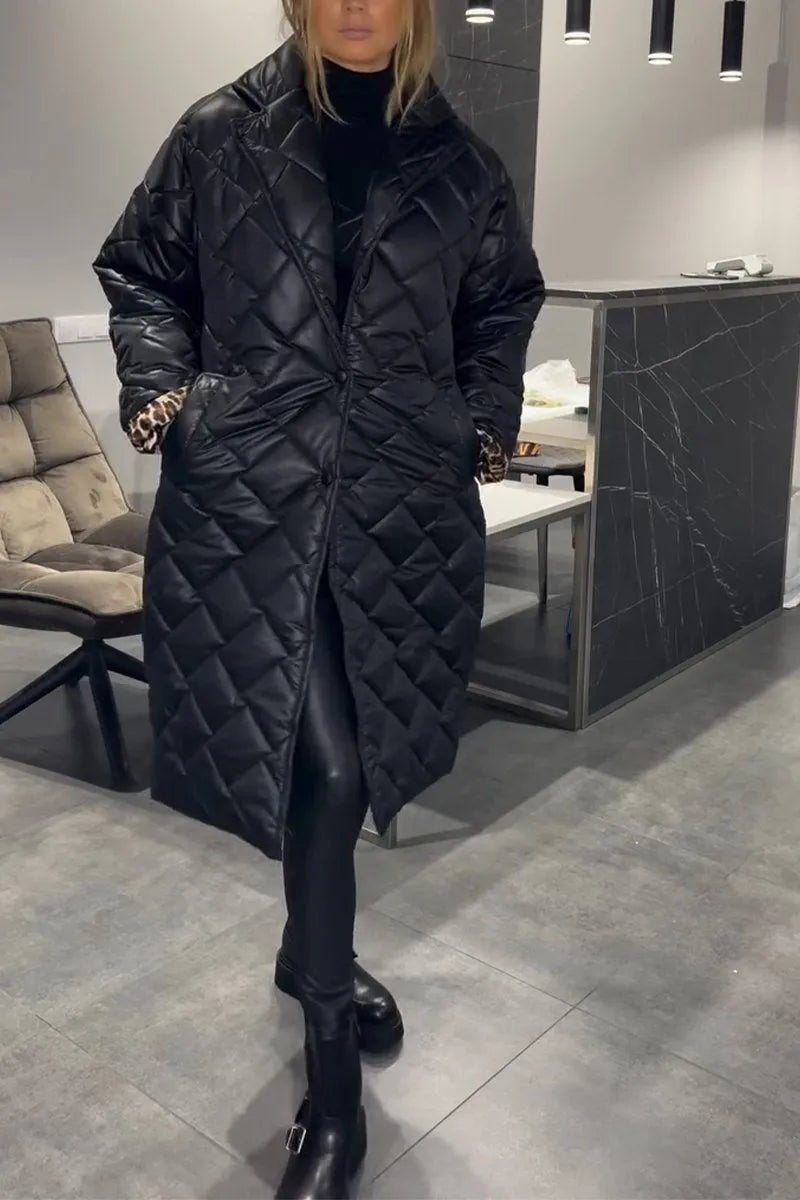 Women's Oversized Longline Puffer Coat