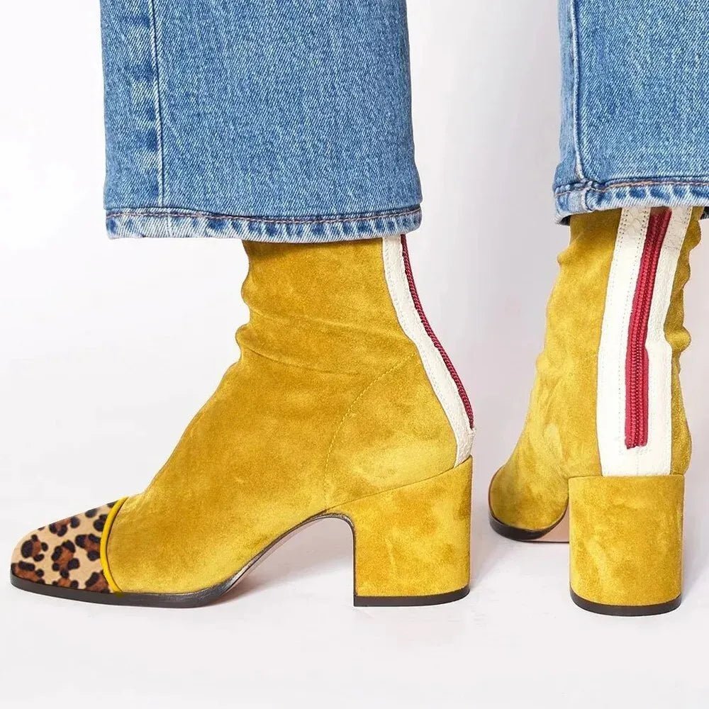 Women's Slim Suede Ankle Boots