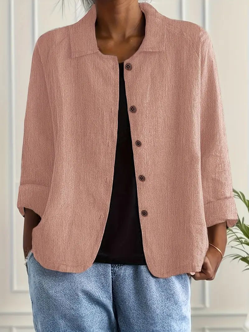 Women's Shirt Jacket - Pink