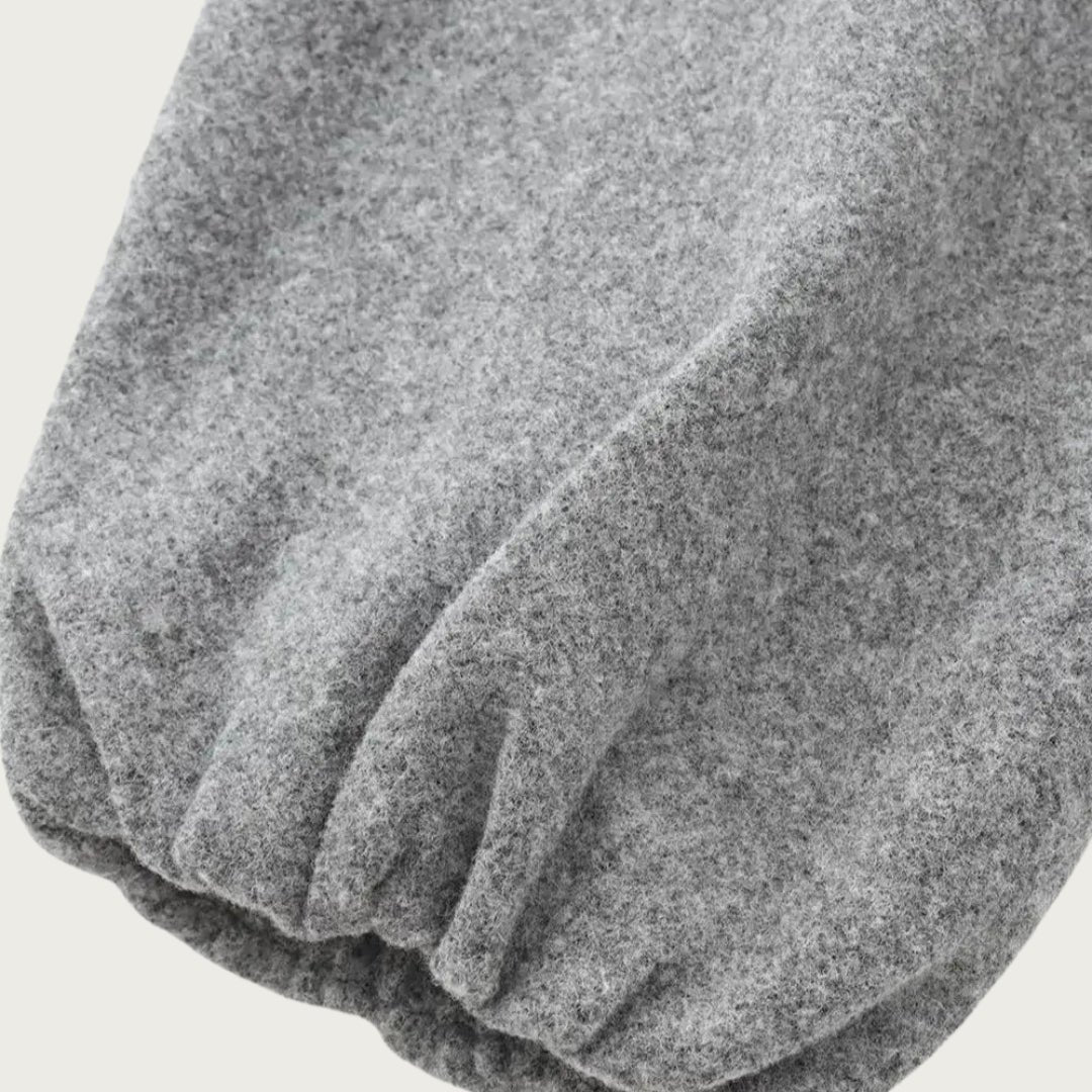 Women's Cropped Wool Bomber Jacket