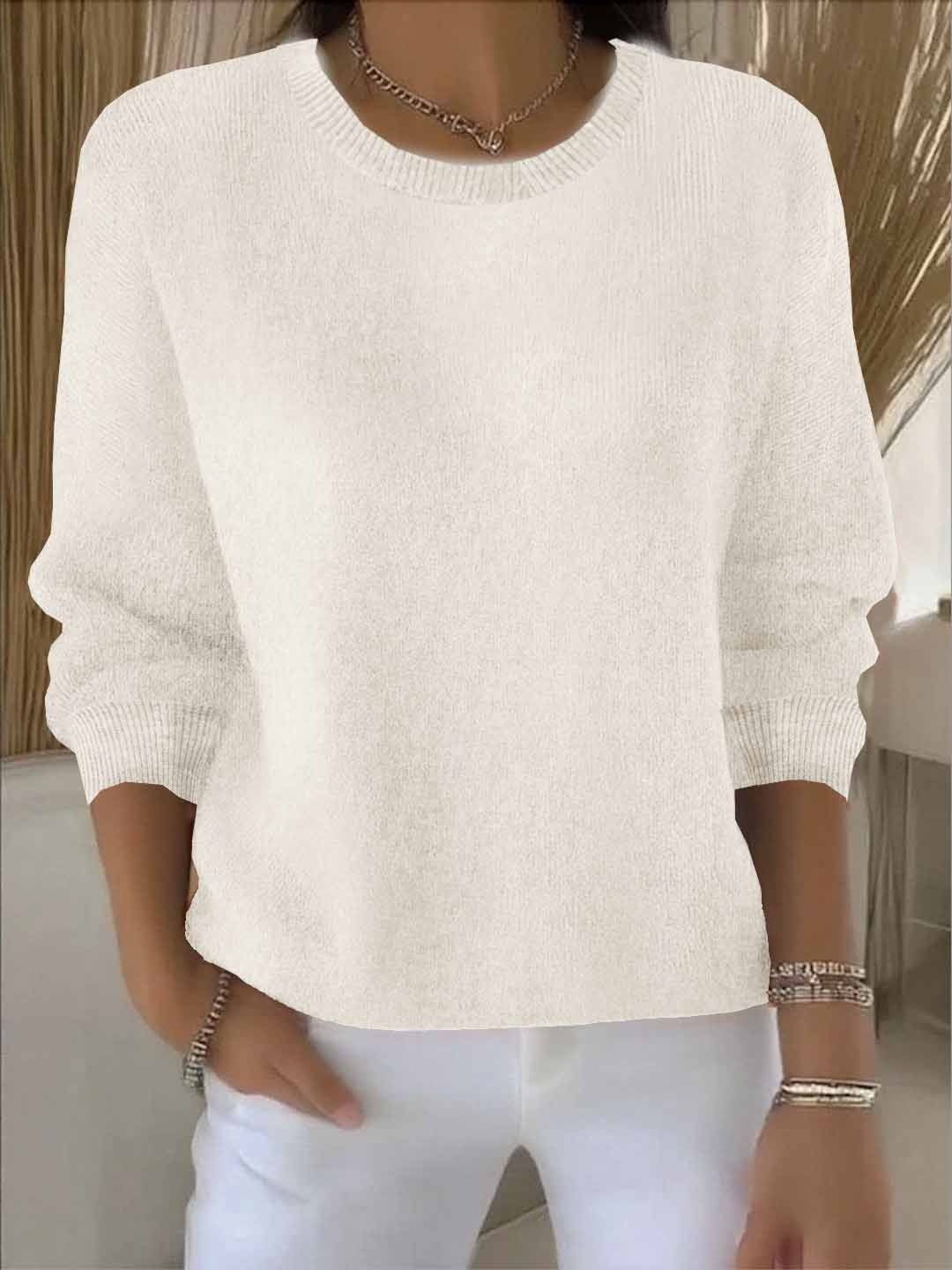 Women's Oversized Jumper - Apricot