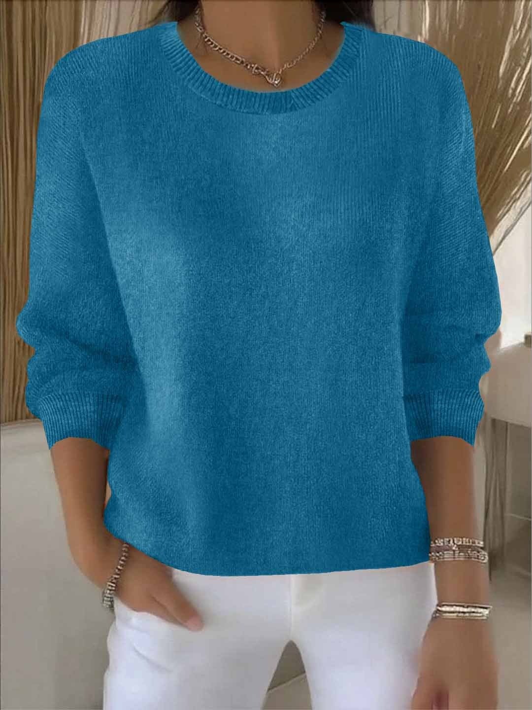 Women's Oversized Jumper - Blue