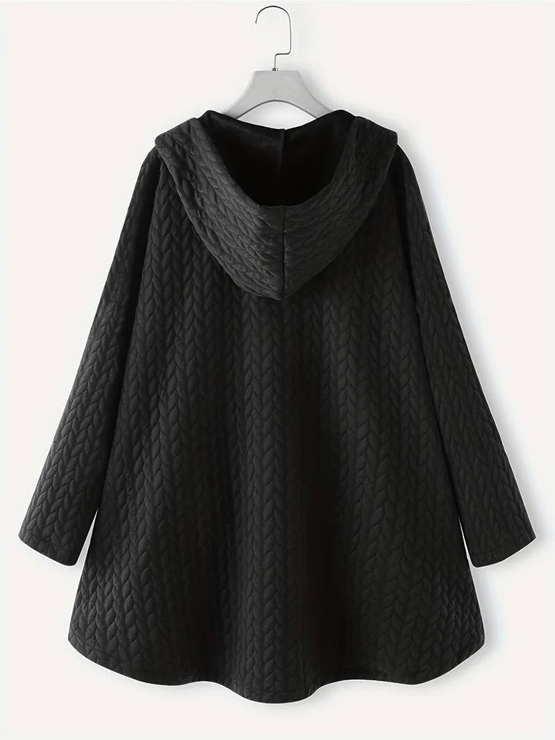 Women's Oversized Swing Hooded Coat