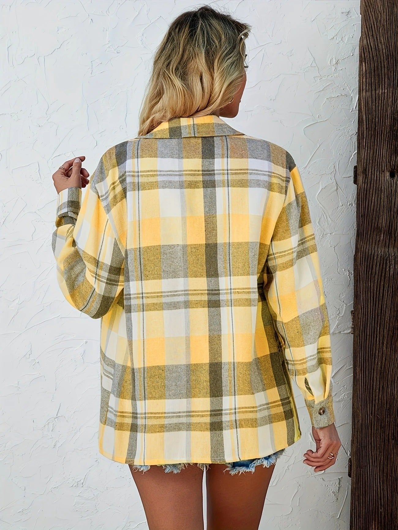 Women's Oversized Plaid Shacket