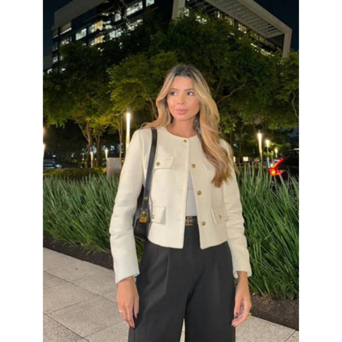 Women's Wool Cropped Jacket