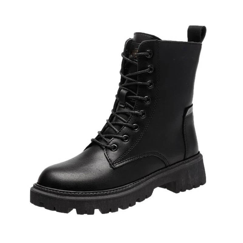 Women's Lace-Up Combat Ankle Boots