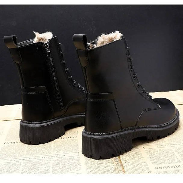 Women's Lace-Up Combat Ankle Boots