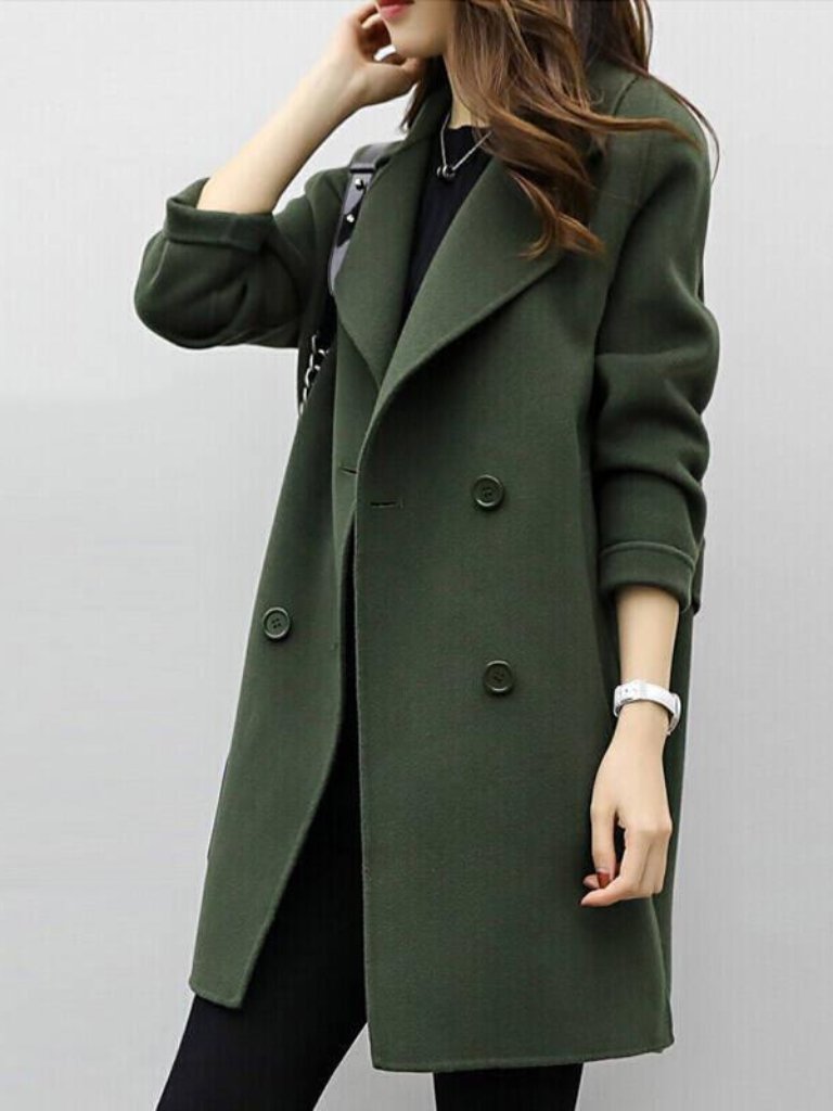 Women's Oversized Longline Wool Coat