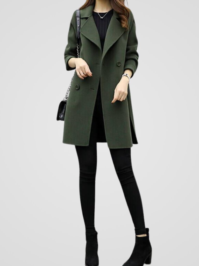Women's Oversized Longline Wool Coat