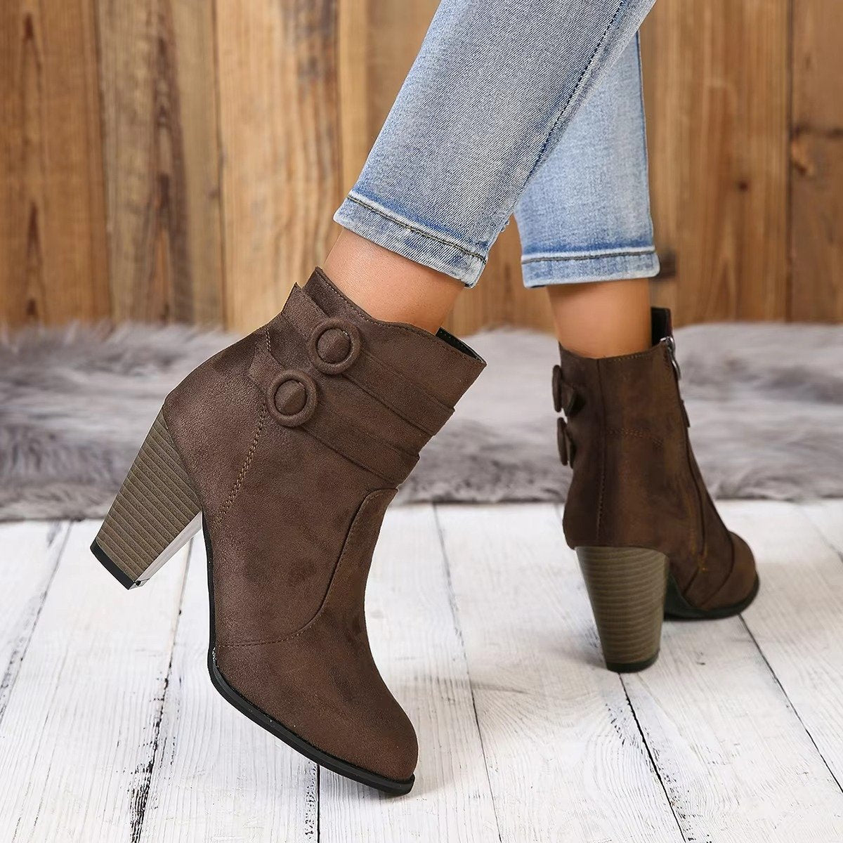 Women's Suede Ankle Boots
