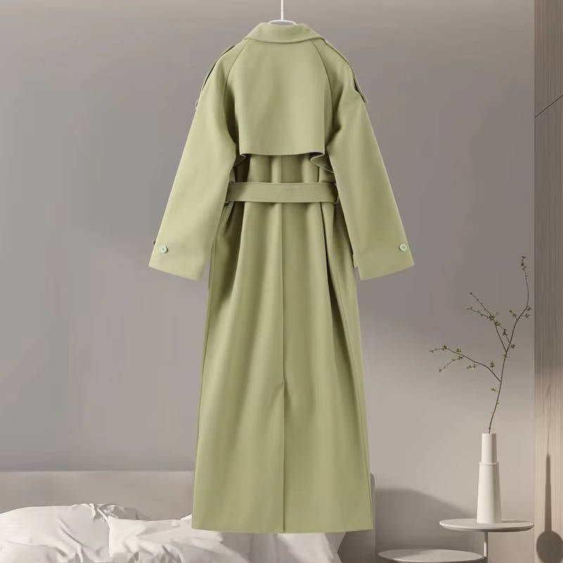 Women's Oversized Wool Trench Coat