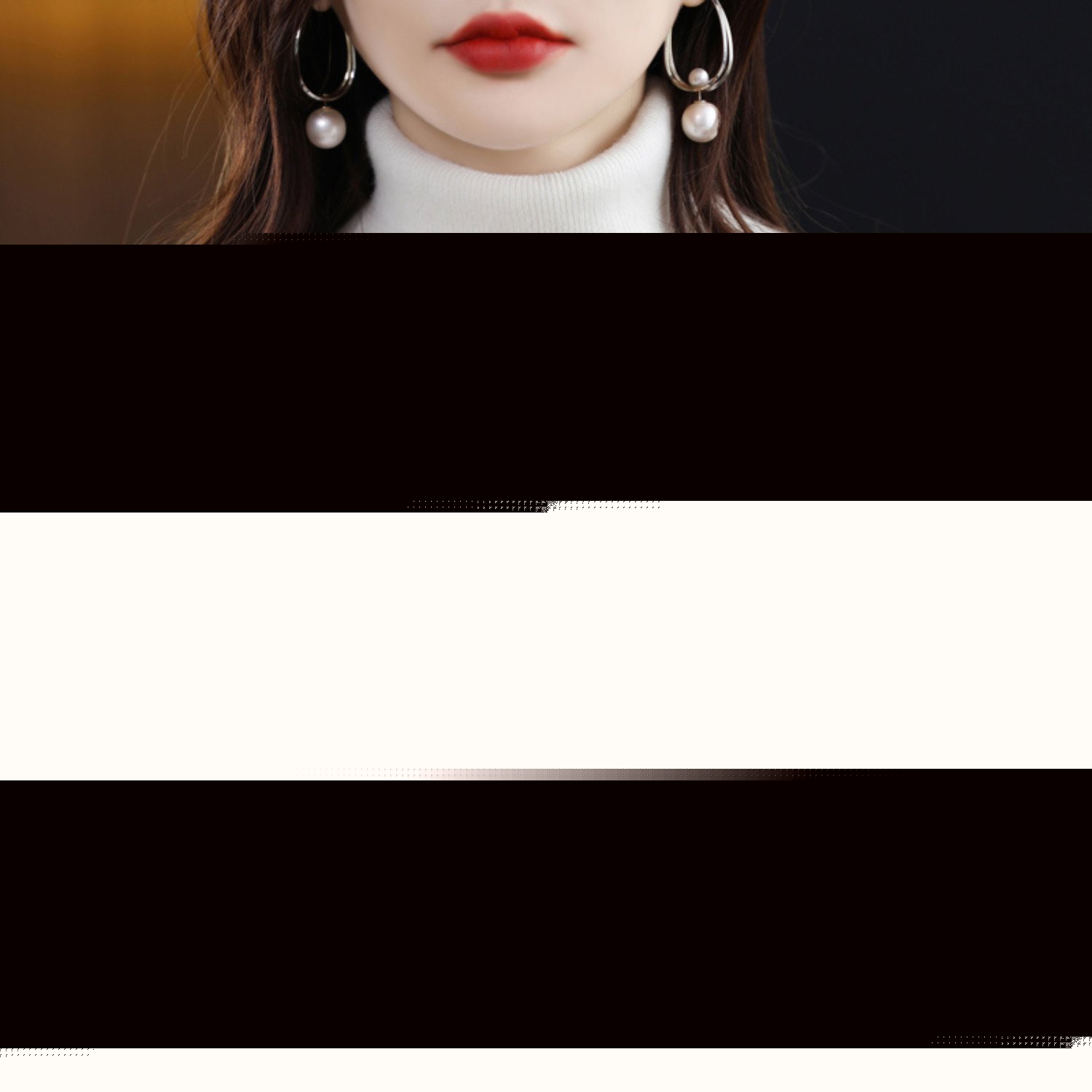 Women's Slim Cashmere Wool Roll Neck Jumper - White
