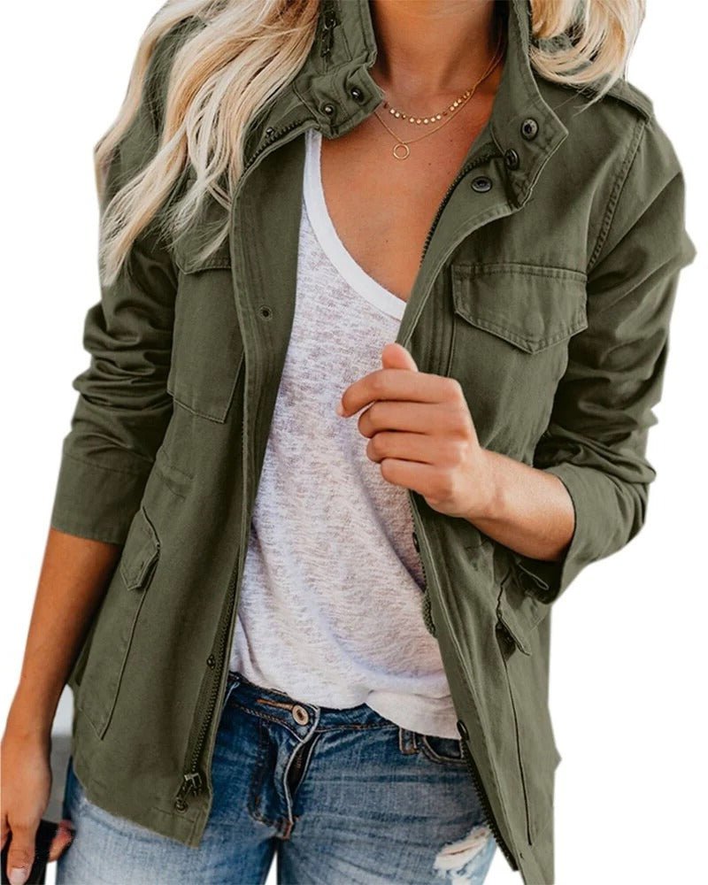 Women's Utility Jacket - Army Green