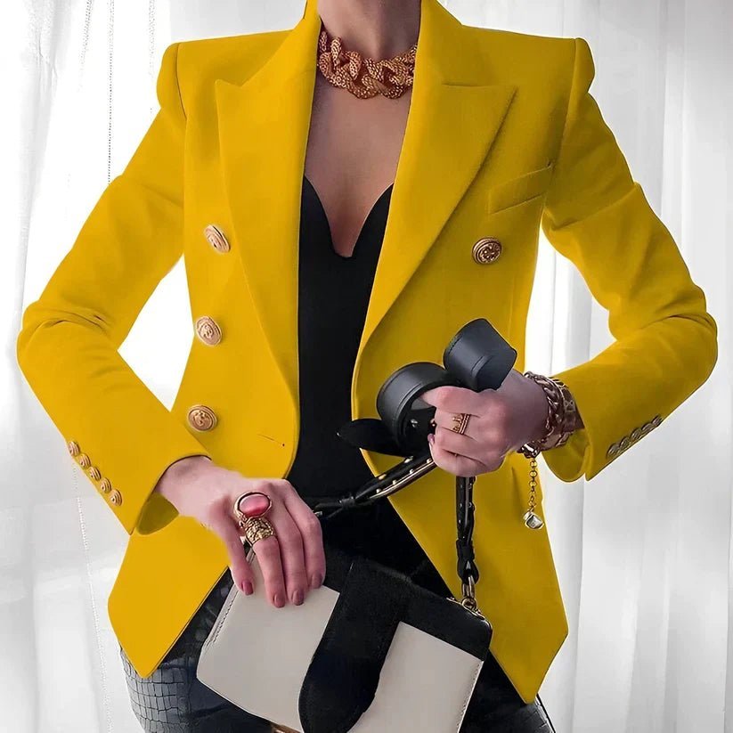 Women's Blazer - Yellow