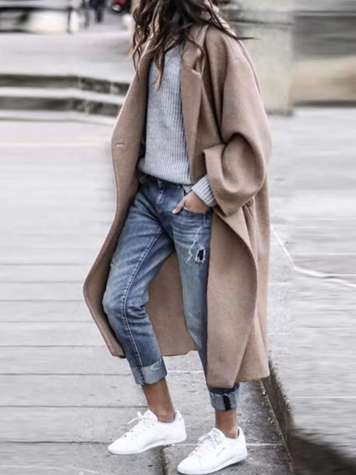 Women's Oversized Maxi Wool Coat