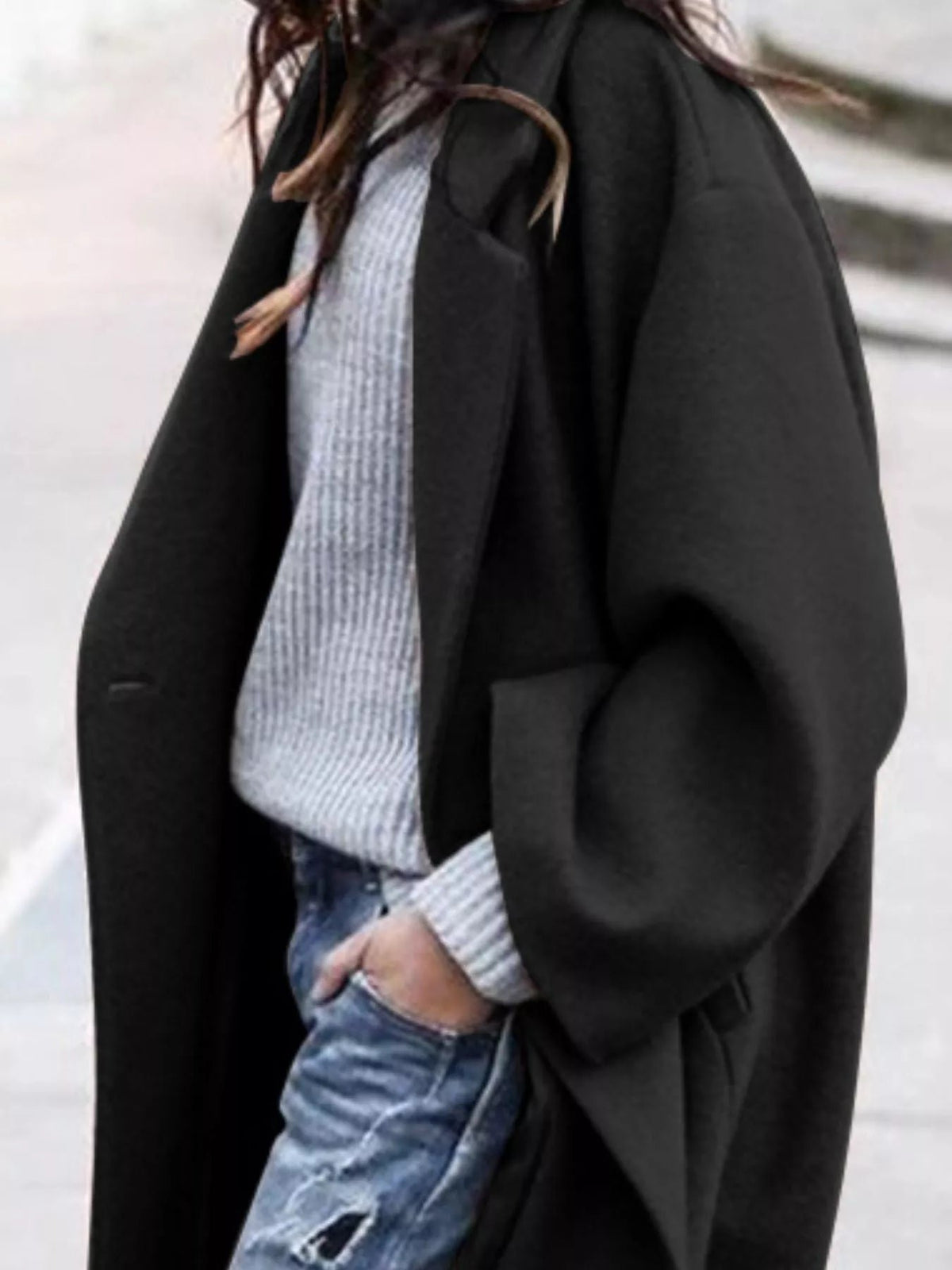 Women's Oversized Maxi Wool Coat