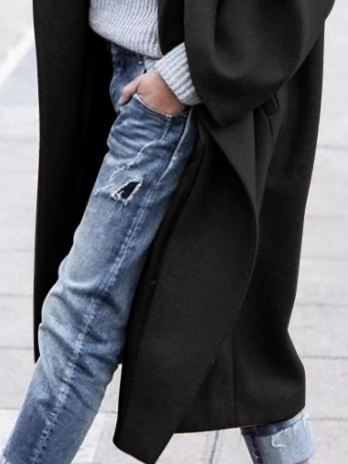 Women's Oversized Maxi Wool Coat