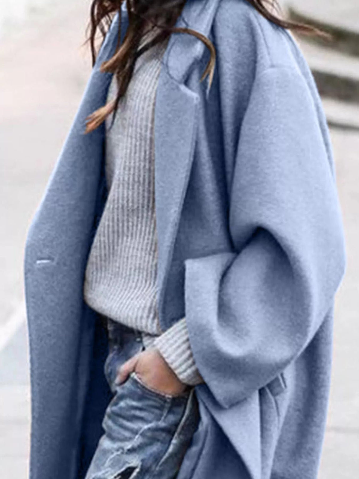 Women's Oversized Maxi Wool Coat