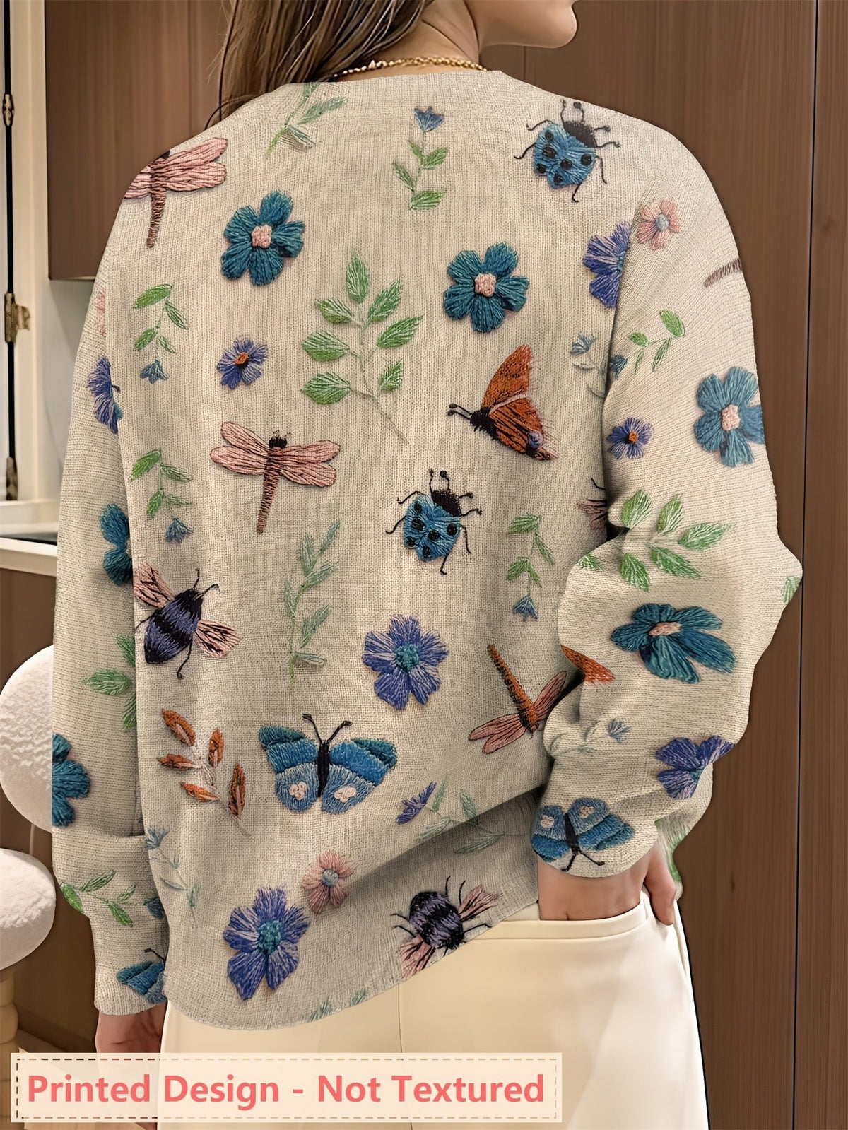 Women's Floral Jumper