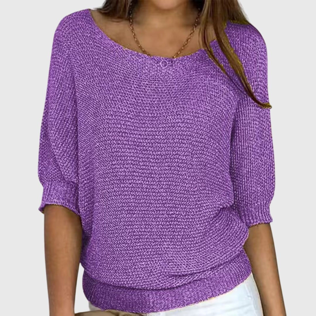 Women's Knit Jumper - Purple
