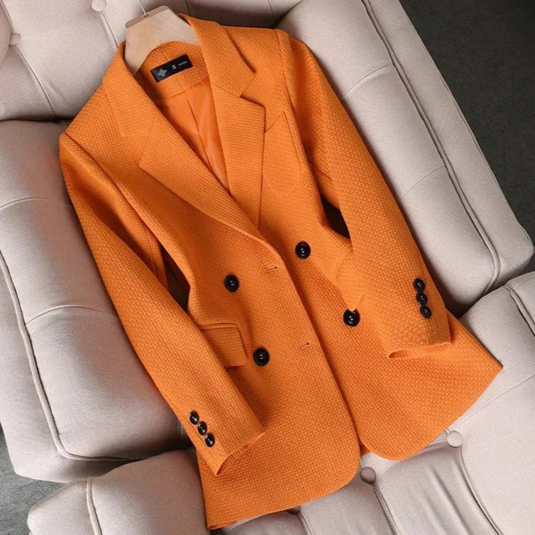 Women's Work Blazer - Orange