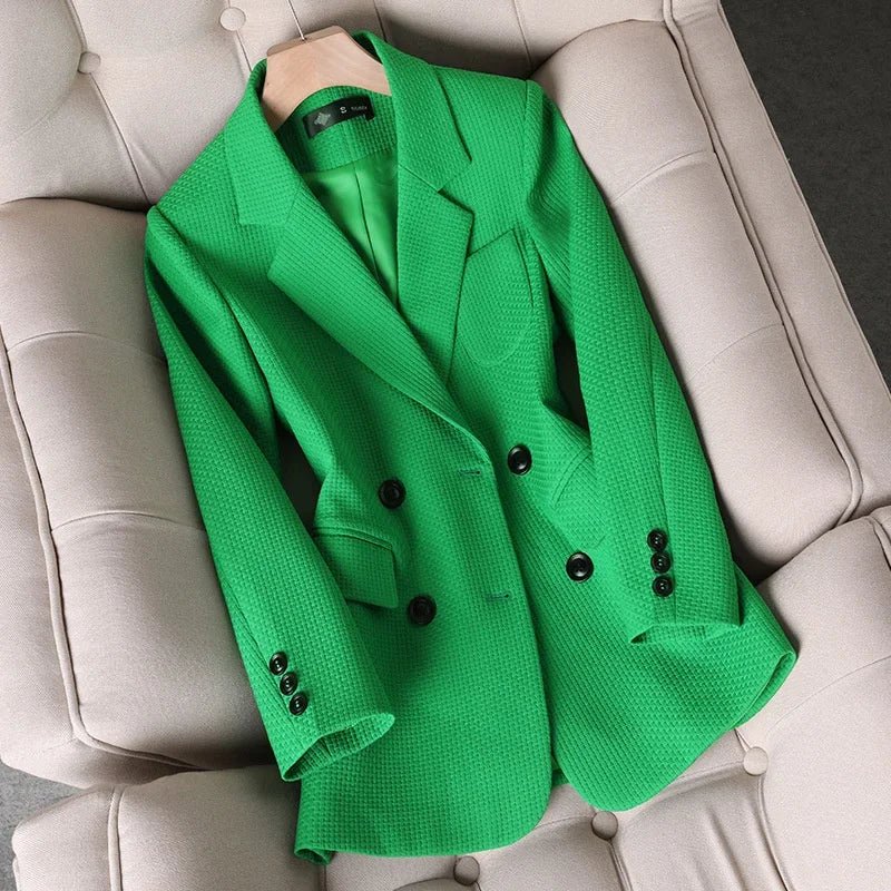 Women's Work Blazer - Green