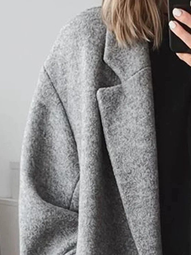 Women's Oversized Wool Overcoat