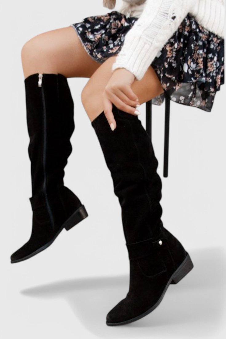 Women's Suede Over-the-Knee Boots