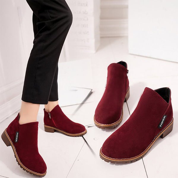 Women's Suede Winter Ankle Boots