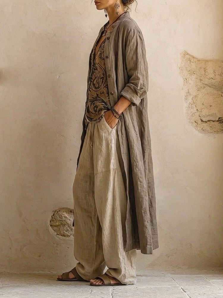 Women's Oversized Duster Longline Coat