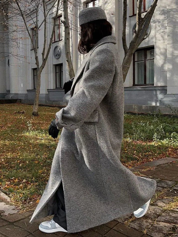 Women's Oversized Maxi Wool Coat
