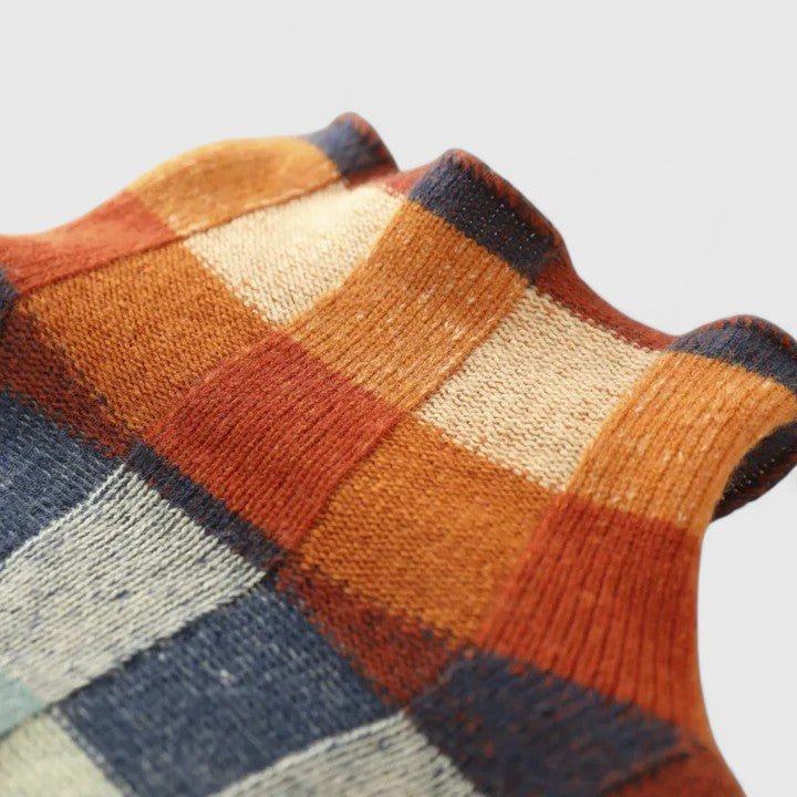 Women's Plaid Wool Jumper