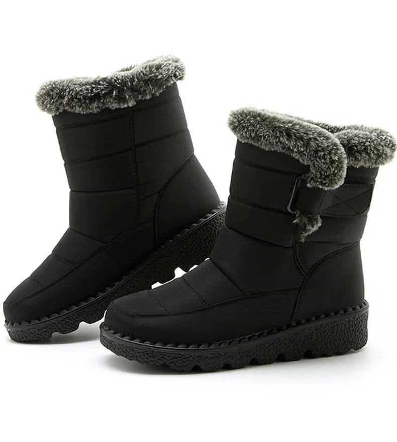 Women's Mid-Calf Waterproof Snow Boots