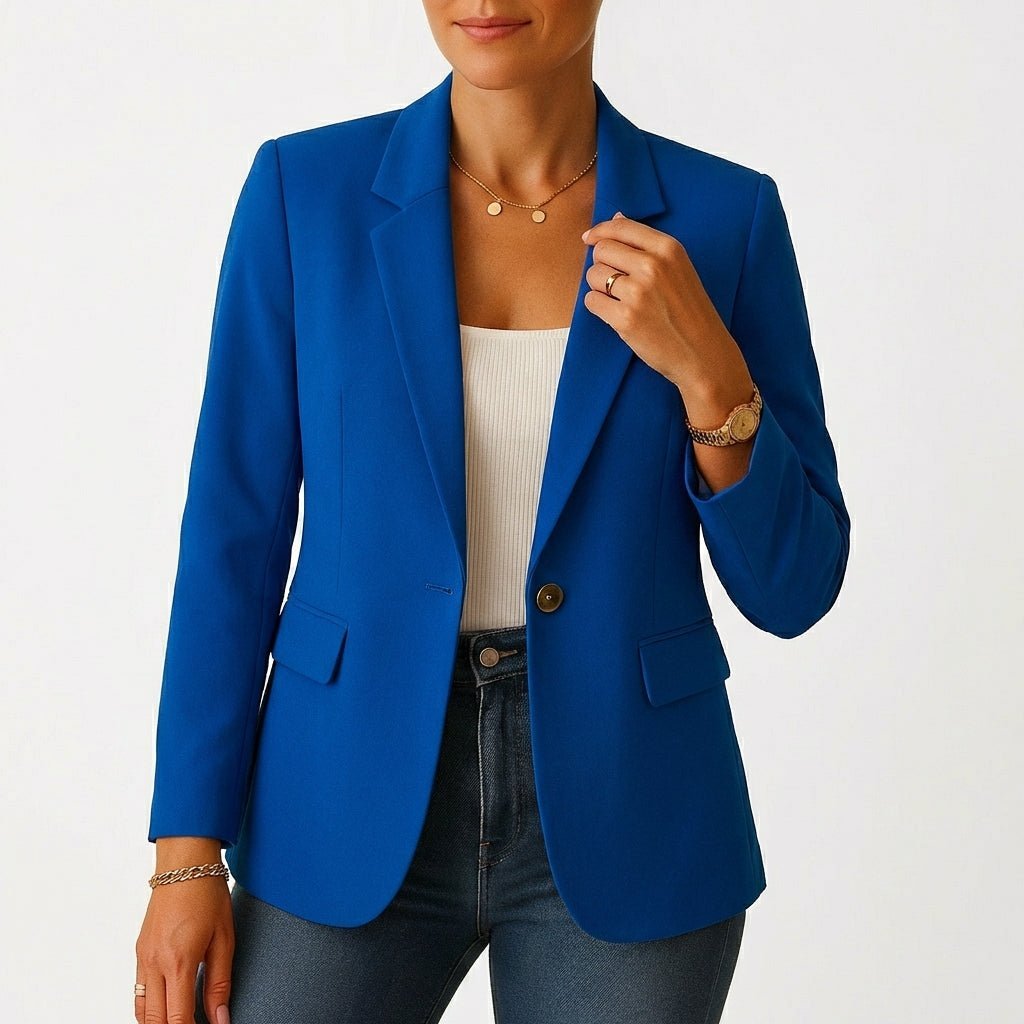 Women's Work Blazer - Blue