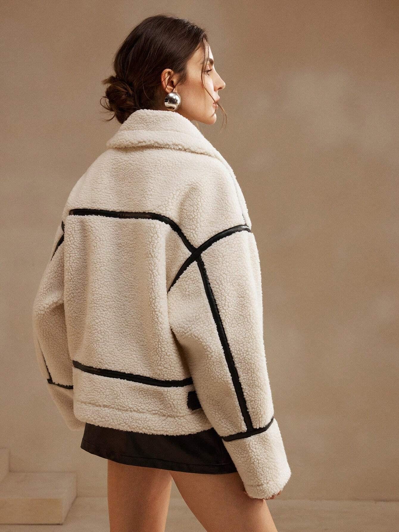 Women's Sherpa Aviator Teddy Jacket