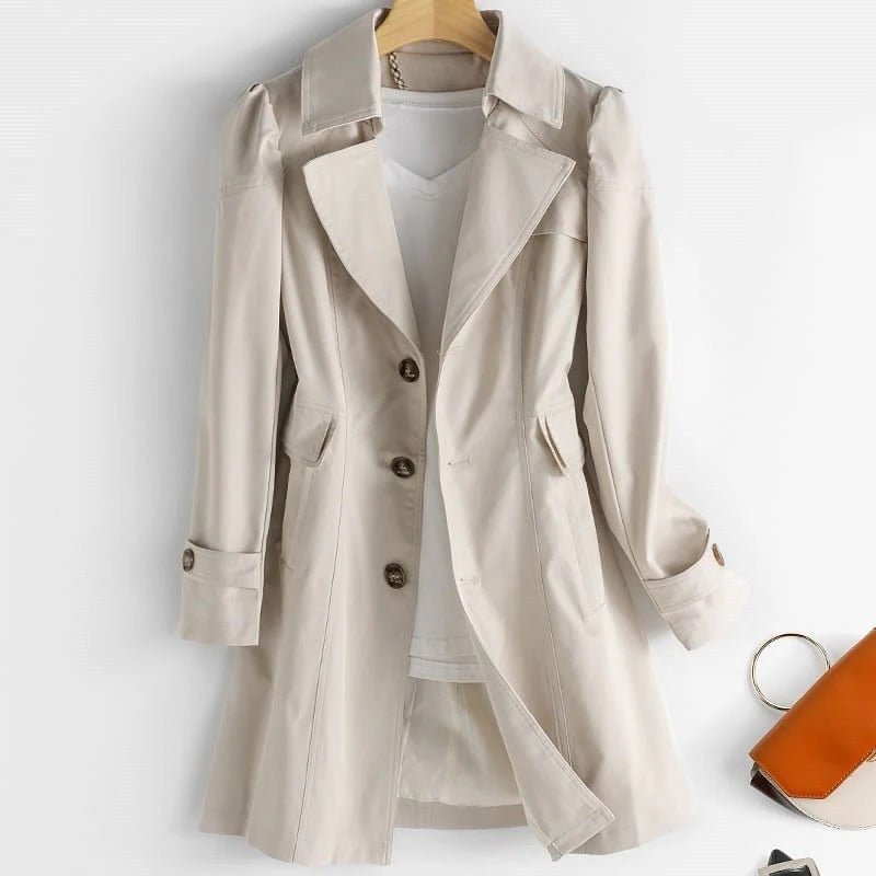 Women's Trench Coat - Beige