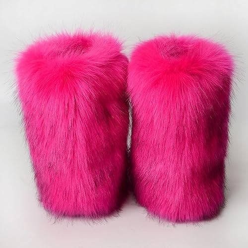Women's Faux Fur Mid-Calf Boots