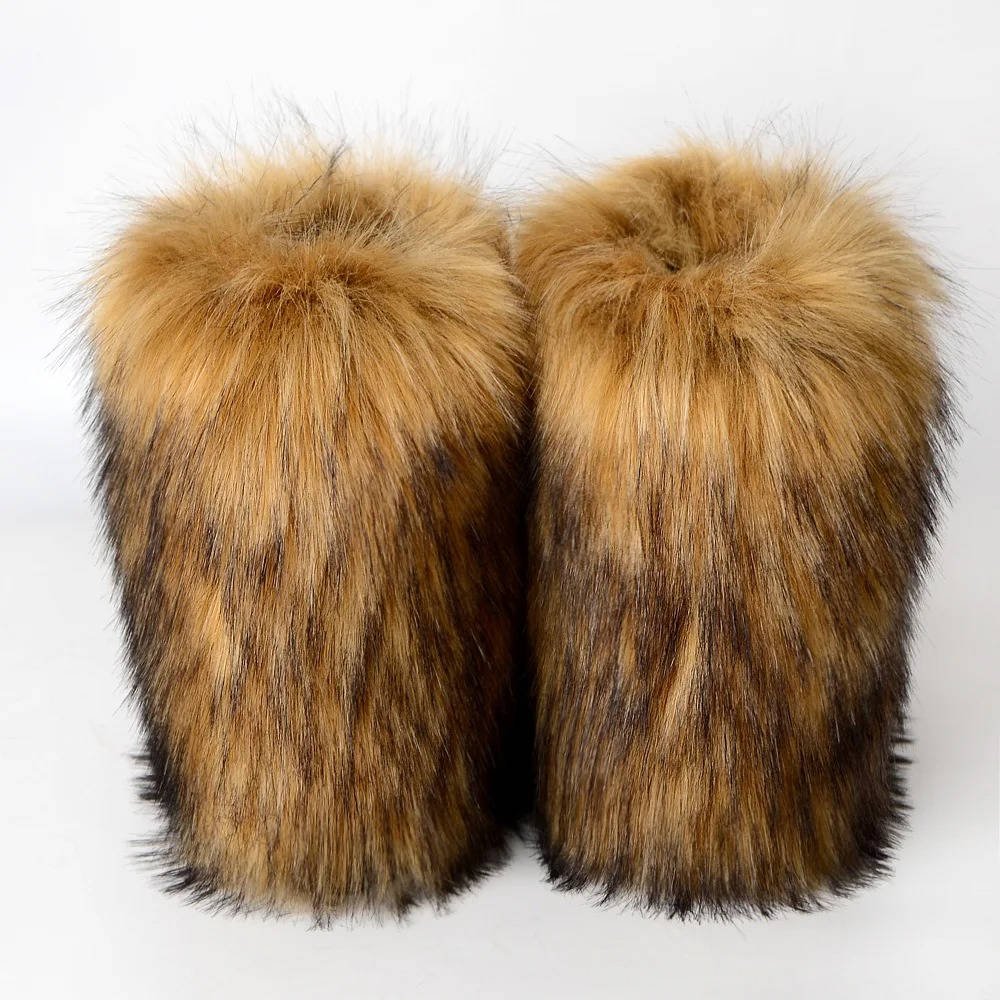 Women's Faux Fur Mid-Calf Boots