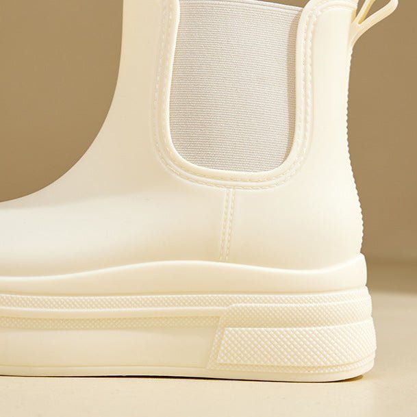 Women's Rain Waterproof Platform Chelsea Boots